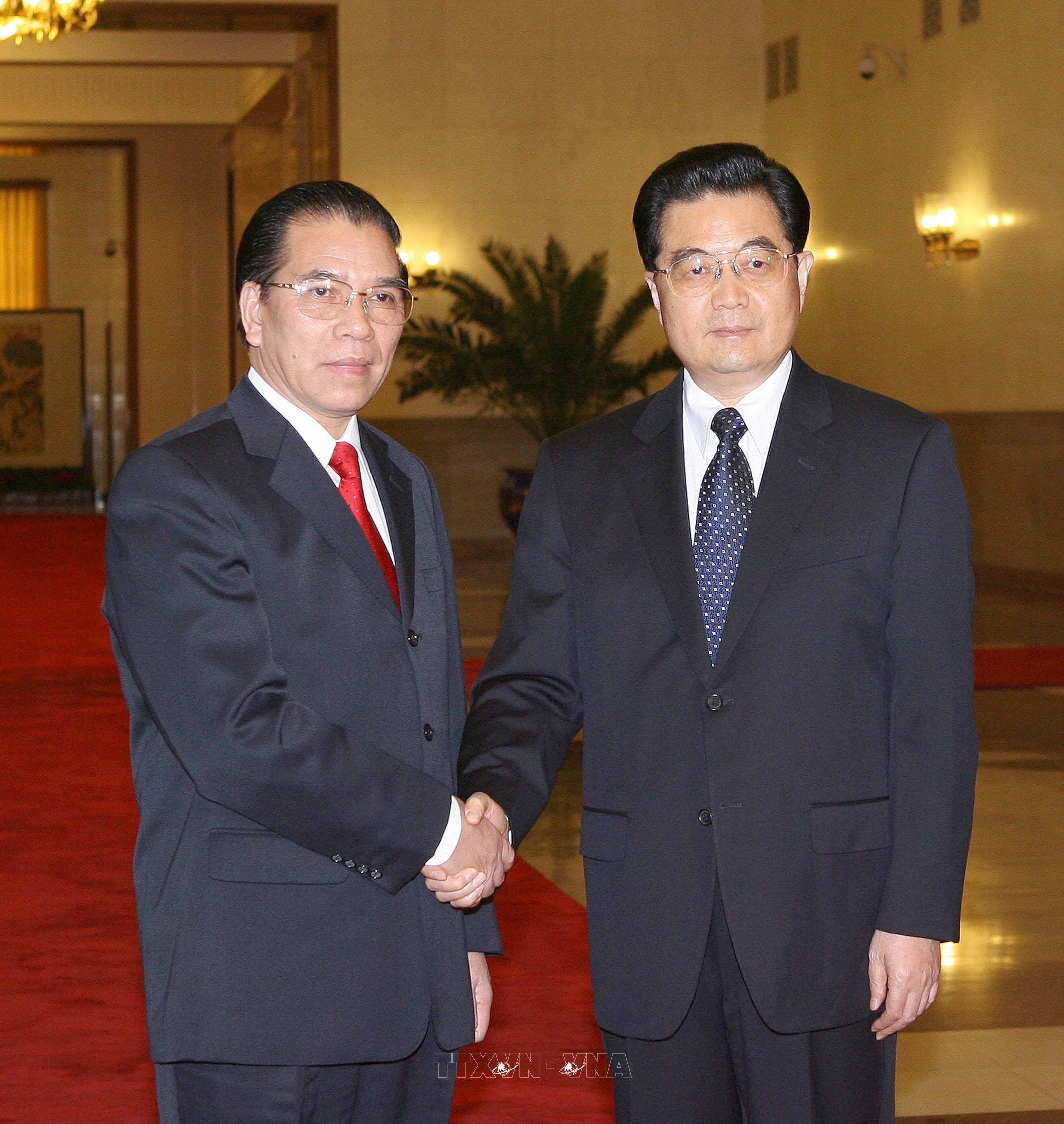 Tổng Bí thư Nông Đức Mạnh thăm hữu nghị chính thức Trung Quốc - NÂNG CẤP QUAN HỆ ĐỐI TÁC CHIẾN LƯỢC TOÀN DIỆN (30/5 - 2/6/2008)