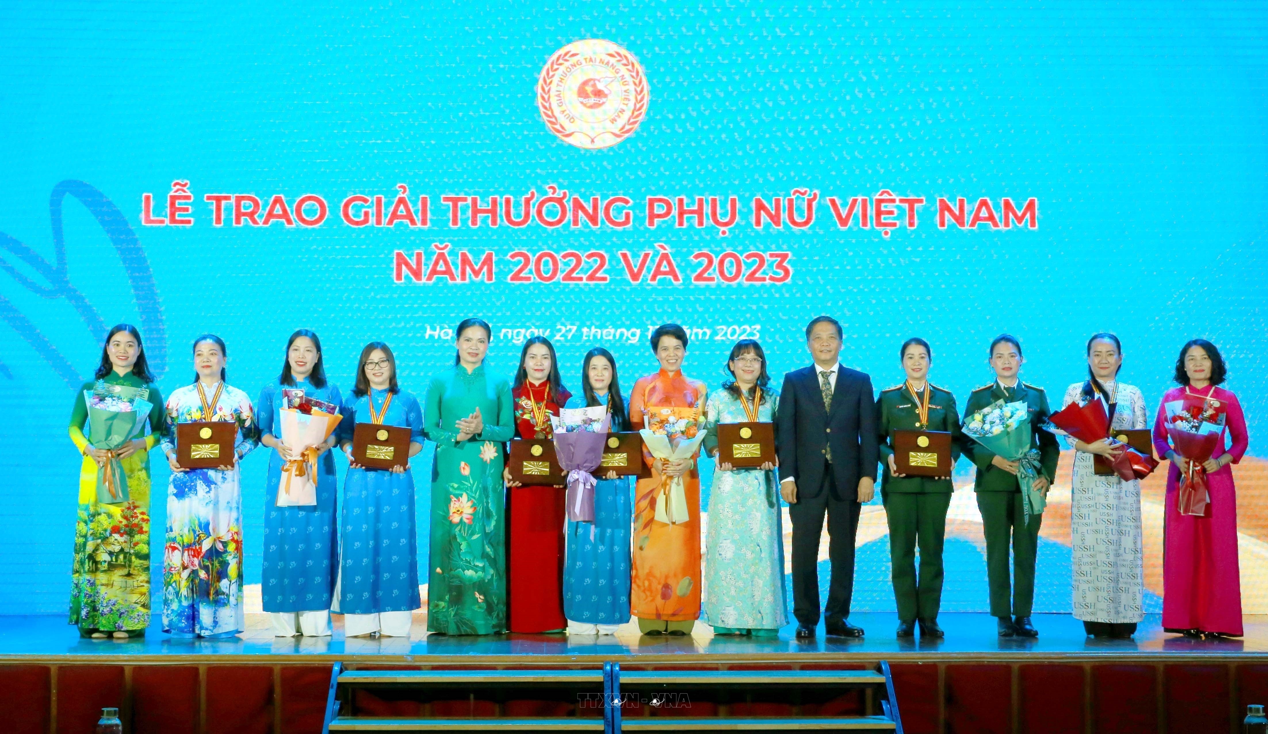 Giải thưởng Phụ nữ Việt Nam năm 2022 và 2023