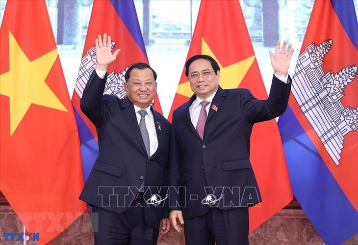 Chủ tịch Thượng viện Campuchia Samdech Say Chhum thăm chính thức Việt Nam (24-26/10/2022)