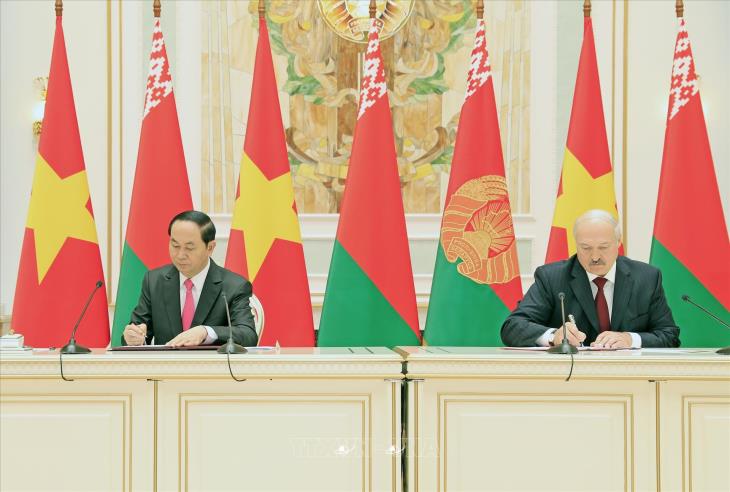 Chủ tịch nước Trần Đại Quang thăm chính thức Cộng hòa Belarus (26-28/6/2017)