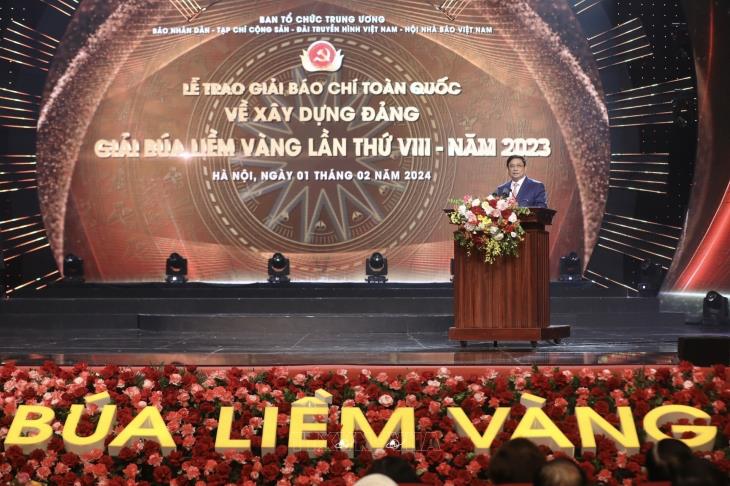 Giải báo chí toàn quốc về xây dựng Đảng - Giải Búa liềm vàng lần thứ VIII - năm 2023