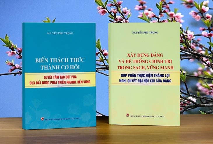 Xuất bản hai cuốn sách của Tổng Bí thư Nguyễn Phú Trọng về quyết tâm thực hiện thắng lợi Nghị quyết Đại hội XIII của Đảng