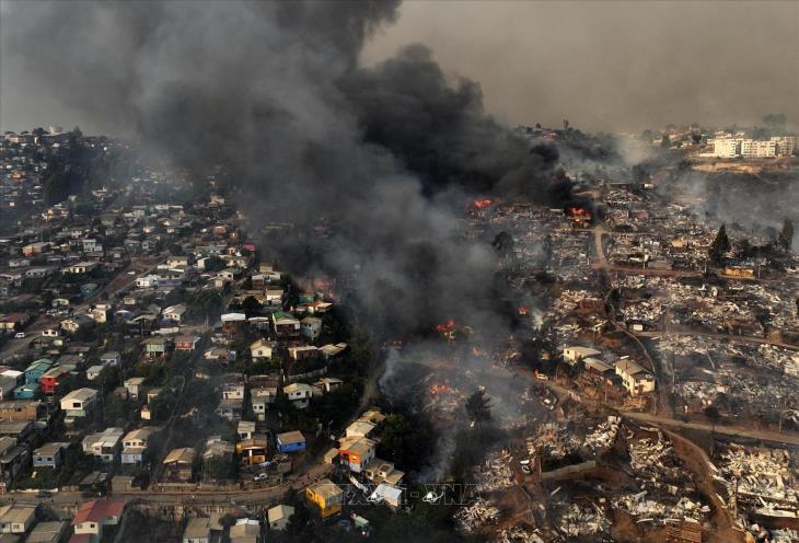 Chile tuyên bố quốc tang tưởng niệm nạn nhân thảm họa cháy rừng