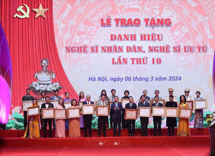 Trao tặng danh hiệu Nghệ sĩ Nhân dân, Nghệ sĩ Ưu tú lần thứ 10