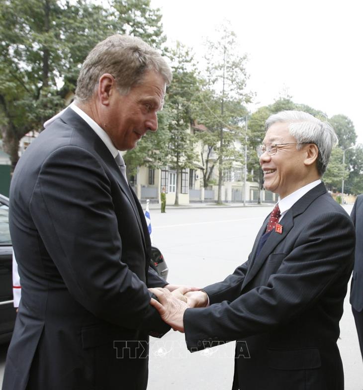 Chủ tịch Quốc hội Phần Lan Sauli Niinisto thăm hữu nghị chính thức Việt Nam (10-13/1/2010)