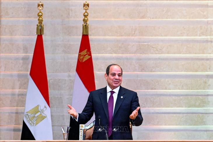 Tổng thống Ai Cập Abdel-Fattah El-Sisi nhậm chức nhiệm kỳ 3