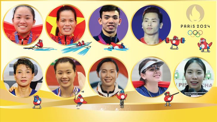 9 vận động viên Việt Nam giành vé dự Olympic Paris 2024
