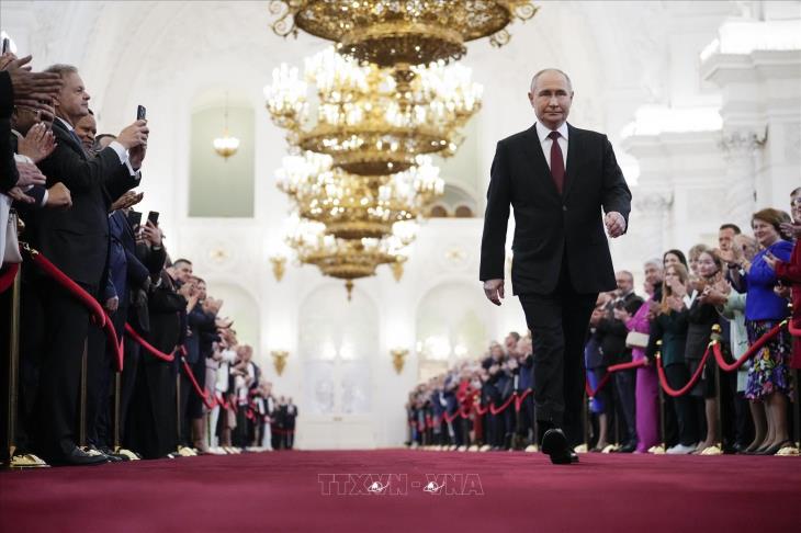 Ông Vladimir Putin nhậm chức Tổng thống Nga nhiệm kỳ thứ 5