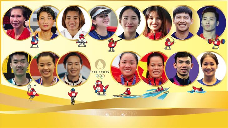 15 vận động viên Việt Nam giành vé dự Olympic Paris 2024 (tính đến 26/6/2024)