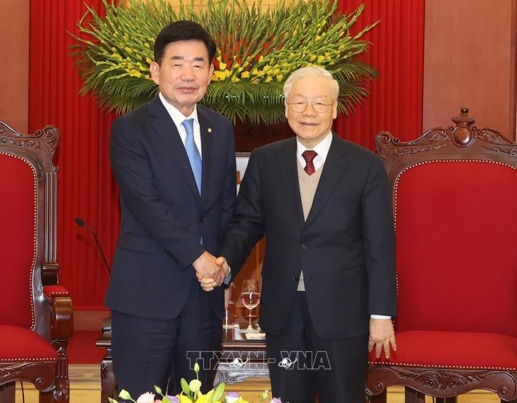 Chủ tịch Quốc hội Hàn Quốc Kim Jin Pyo thăm chính thức Việt Nam (12-18/1/2023)