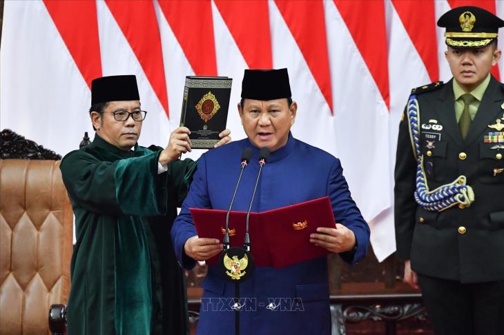 Ông Prabowo Subianto chính thức trở thành Tổng thống thứ 8 của Indonesia