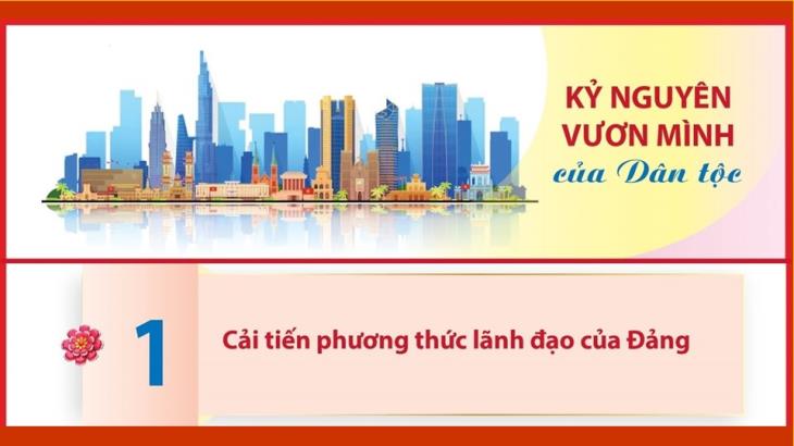 Cải tiến phương thức lãnh đạo của Đảng