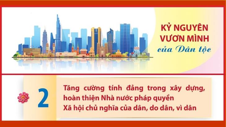 Tăng cường tính đảng trong xây dựng, hoàn thiện Nhà nước pháp quyền XHCN của dân, do dân, vì dân