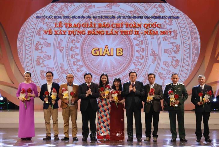 Giải Báo chí toàn quốc về xây dựng Đảng - Giải Búa liềm vàng lần thứ II năm 2017