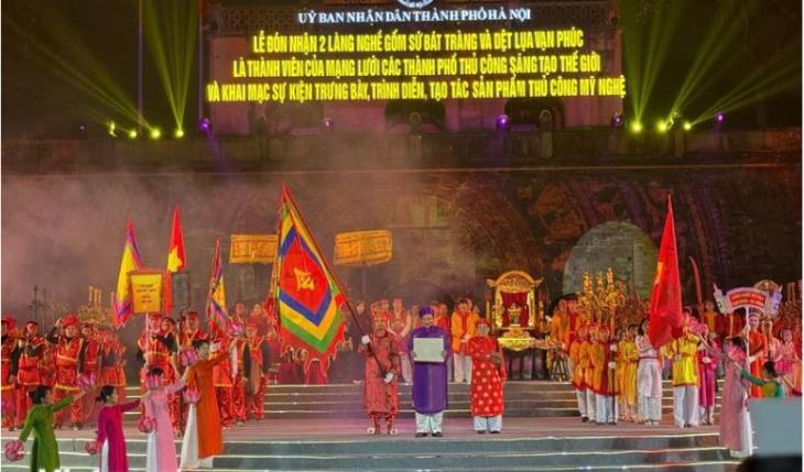 Làng nghề tại thành phố Hà Nội là thành viên Mạng lưới các Thành phố thủ công sáng tạo trên toàn thế giới