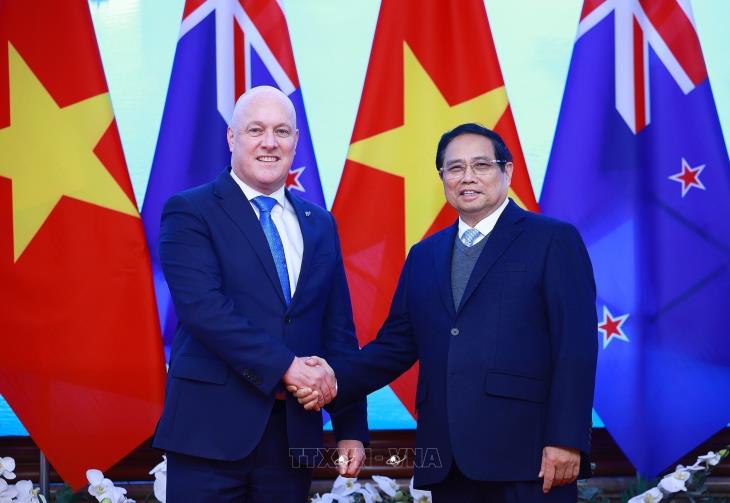 Thủ tướng New Zealand Christopher Luxon thăm chính thức Việt Nam - NÂNG CẤP QUAN HỆ ĐỐI TÁC CHIẾN LƯỢC TOÀN DIỆN (25-28/2/2025)