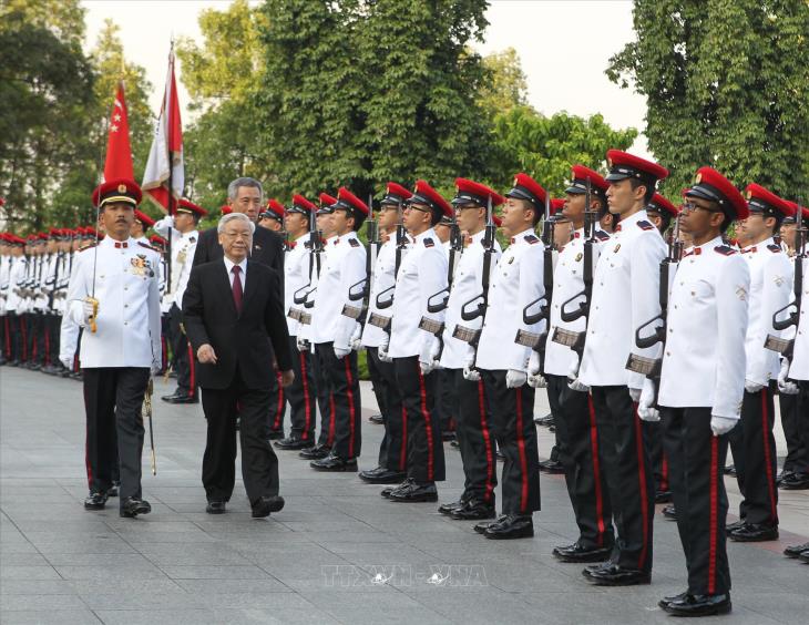 Tổng Bí thư Nguyễn Phú Trọng thăm chính thức Singapore (12-14/9/2012)