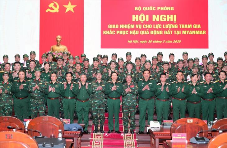 Việt Nam tham gia khắc phục hậu quả động đất tại Myanmar (30/3 - 8/4/2025)