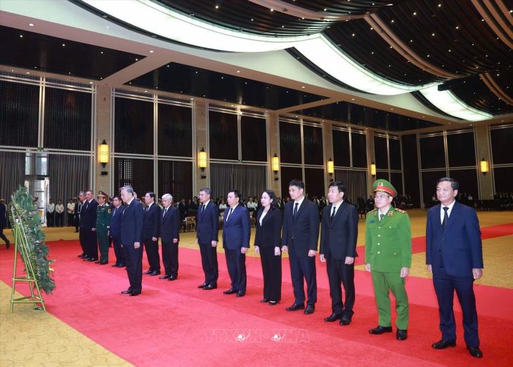 Tổng Bí thư Tô Lâm viếng đồng chí Khamtay Siphandone (3/4/2025)