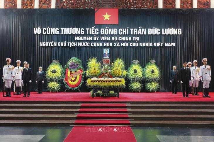 Lễ Quốc tang nguyên Chủ tịch nước Trần Đức Lương