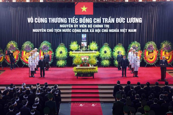 Lễ Quốc tang nguyên Chủ tịch nước Trần Đức Lương