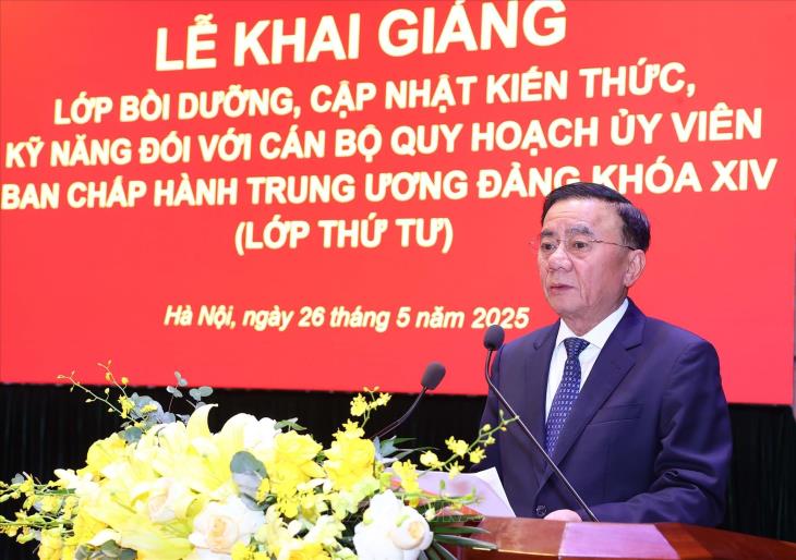 Lớp Bồi dưỡng cán bộ quy hoạch Ủy viên Trung ương Đảng khóa XIV (Lớp thứ tư)