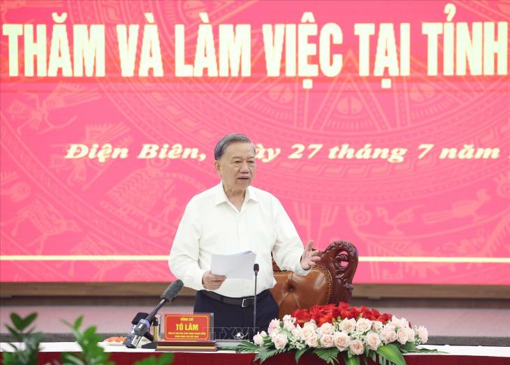 Tổng Bí thư Tô Lâm: Tinh thần Điện Biên Phủ phải tiếp tục được thắp lên trong thời bình như một mệnh lệnh phát triển