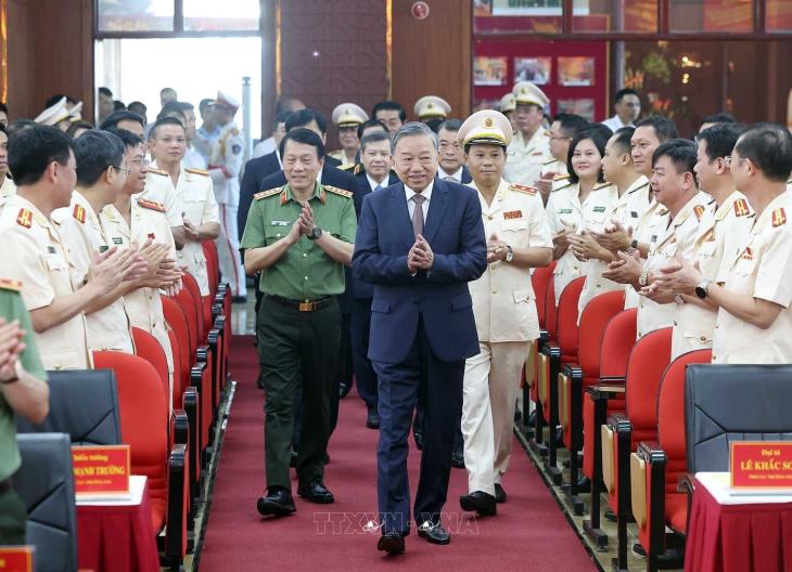 Tổng Bí thư Tô Lâm thăm, làm việc với Cục Cảnh sát hình sự