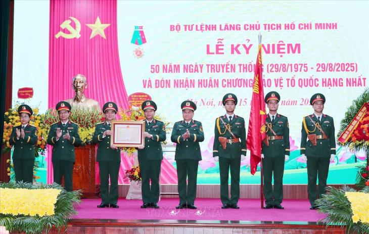 50 năm Ngày truyền thống Bộ Tư lệnh Lăng Chủ tịch Hồ Chí Minh (29/8/1975 - 29/8/2025)