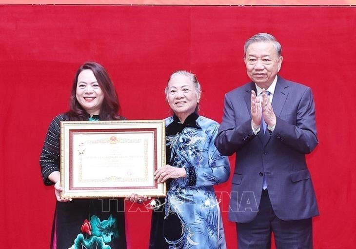 Tổng Bí thư Tô Lâm dự Lễ truy tặng Danh hiệu Anh hùng Lực lượng vũ trang nhân dân cho Thượng tướng Bùi Thiện Ngộ