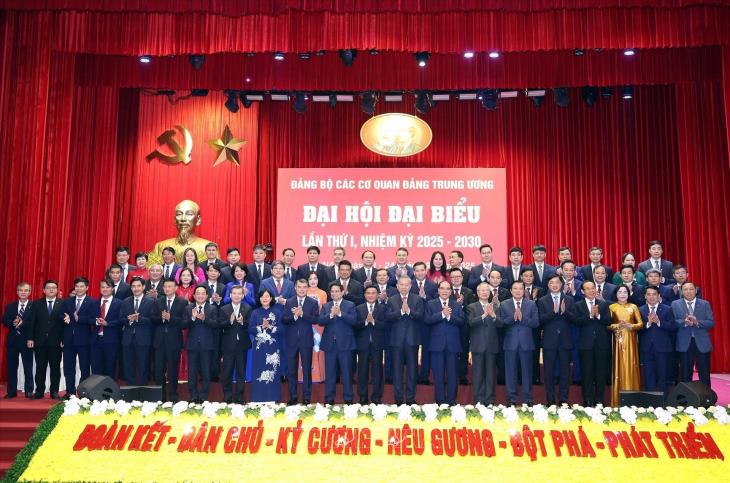 Đại hội đại biểu Đảng bộ các cơ quan Đảng Trung ương lần thứ I, nhiệm kỳ 2025-2030