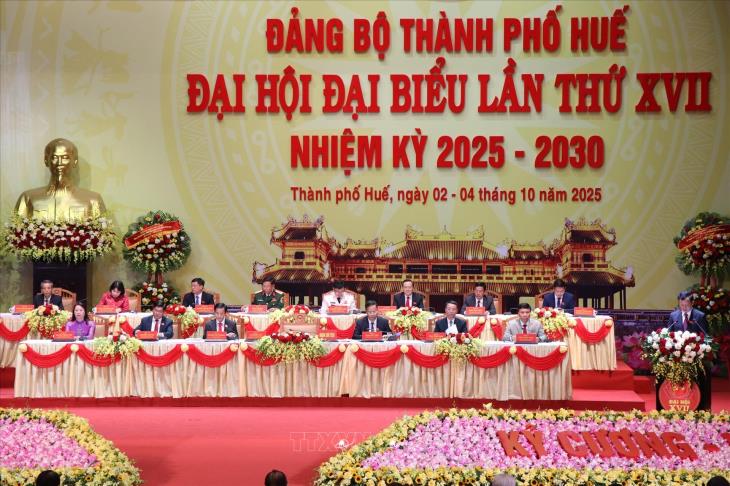 Đại hội Đảng bộ thành phố HUẾ nhiệm kỳ 2025-2030 (2-4/10/2025)
