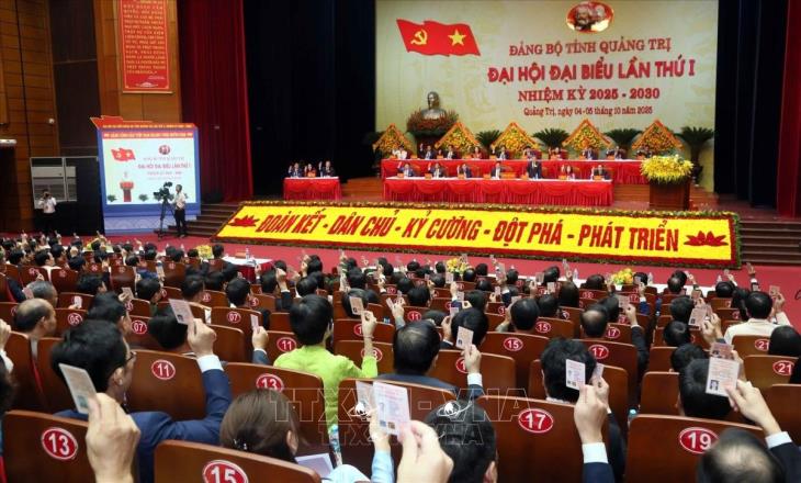 Đại hội Đảng bộ tỉnh QUẢNG TRỊ nhiệm kỳ 2025-2030 (4-5/10/2025)