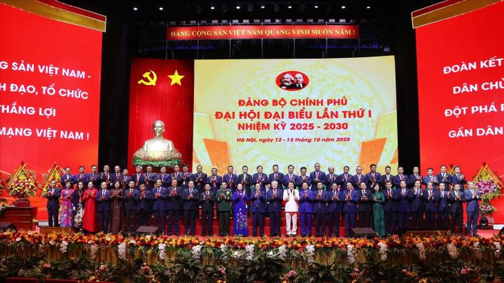 Đảng bộ Chính phủ nhiệm kỳ 2025-2030