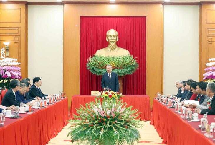 Tổng Bí thư Tô Lâm gặp mặt đại biểu Nông dân Việt Nam xuất sắc, Nhà khoa học của nhà nông năm 2025