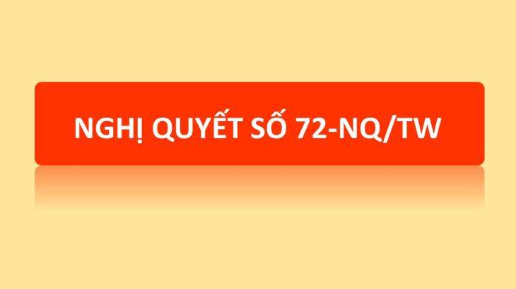 Nghị quyết số 72-NQ/TW của Bộ Chính trị Về một số giải pháp đột phá, tăng cường bảo vệ, chăm sóc và nâng cao sức khỏe nhân dân