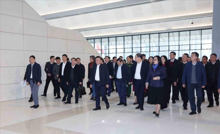 Thường trực Ban Bí thư Trần Cẩm Tú kiểm tra công tác chuẩn bị Đại hội XIV của Đảng