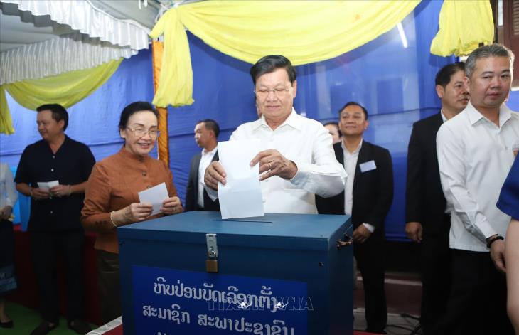 Lào bầu cử đại biểu Quốc hội khóa X và Hội đồng nhân dân cấp tỉnh khóa V