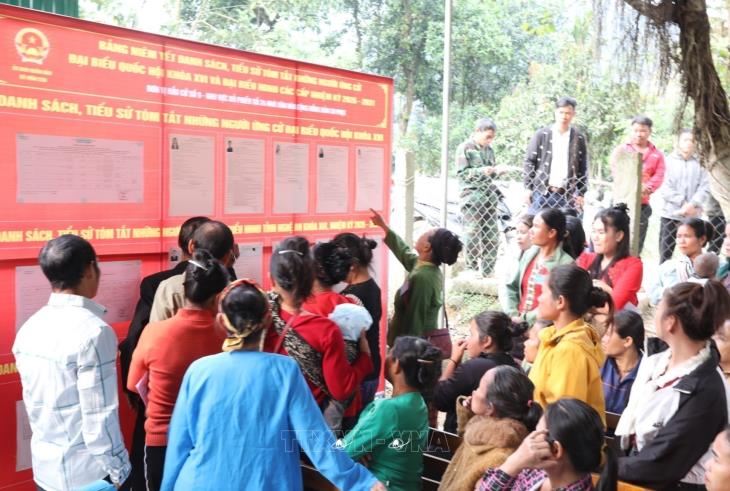 Ngày 13/3/2026: 12 xã miền núi tỉnh Nghệ An tiến hành bỏ phiếu sớm