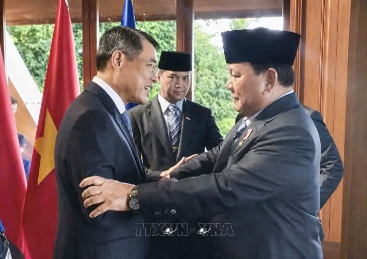 Thủ tướng Lê Minh Hưng tiếp xúc song phương Tổng thống Indonesia Prabowo Subianto tại Hội nghị Cấp cao ASEAN 48 (8/5/2026)