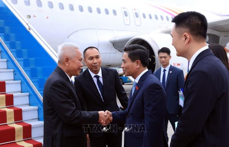 Chủ tịch Quốc hội kiêm Chủ tịch Hạ viện Vương quốc Thái Lan đến Hà Nội, bắt đầu thăm chính thức Việt Nam