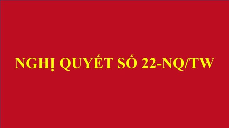 Nghị quyết số 22-NQ/TW về Chiến lược An ninh quốc gia