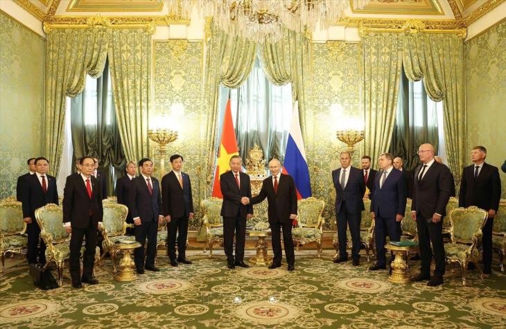 Tổng Bí thư, Chủ tịch nước Tô Lâm hội đàm với Tổng thống Nga Vladimir Putin