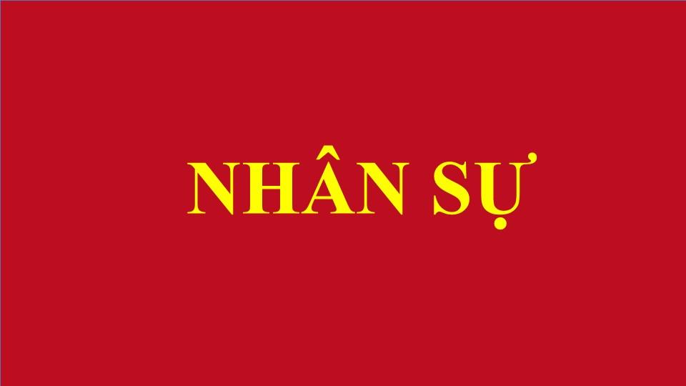 NHÂN SỰ