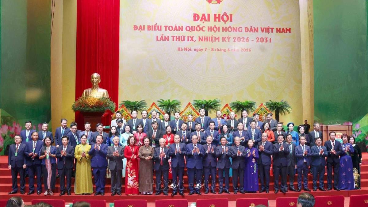 Đại hội đại biểu toàn quốc Hội Nông dân Việt Nam lần thứ IX, nhiệm kỳ 2026-2031 (7-8/6/2026)
