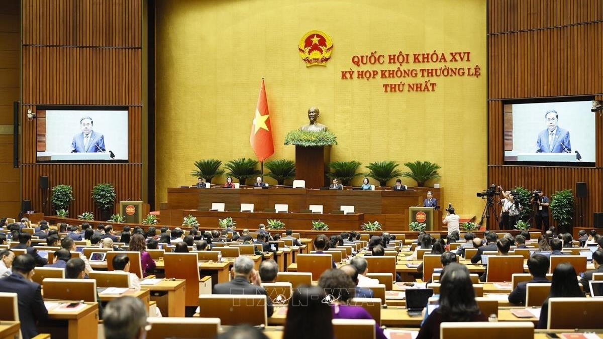 Kỳ họp không thường lệ thứ Nhất, Quốc hội khóa XVI 