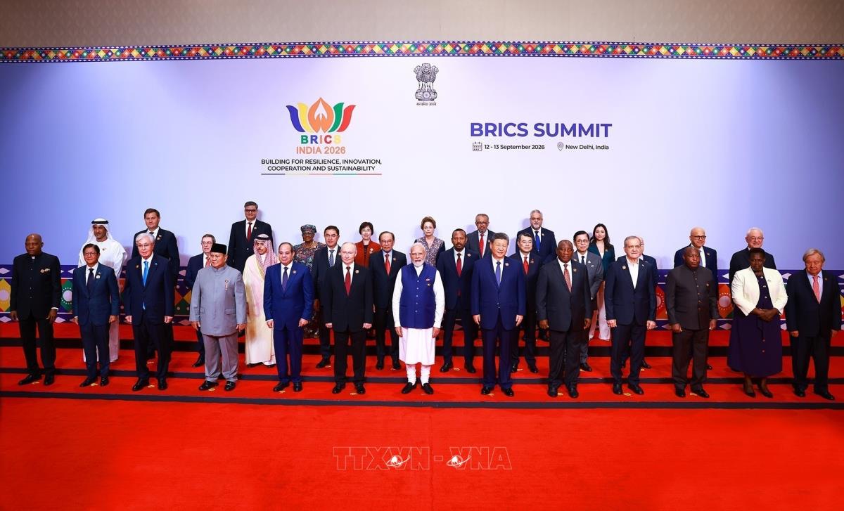Thủ tướng Lê Minh Hưng tham dự Hội nghị thượng đỉnh BRICS lần thứ 18 và làm việc song phương tại Ấn Độ (12-13/9/2026)