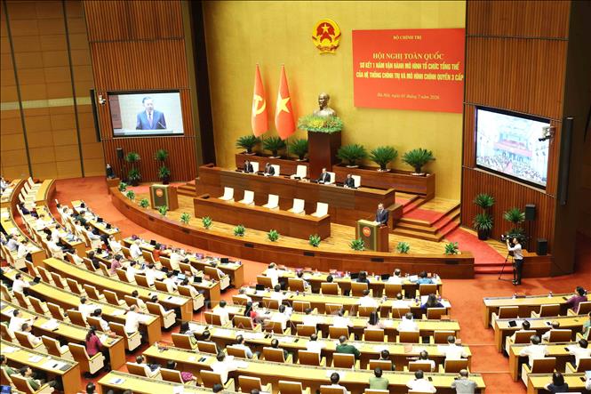 Sơ kết một năm vận hành mô hình tổ chức tổng thể của hệ thống chính trị và mô hình chính quyền 3 cấp