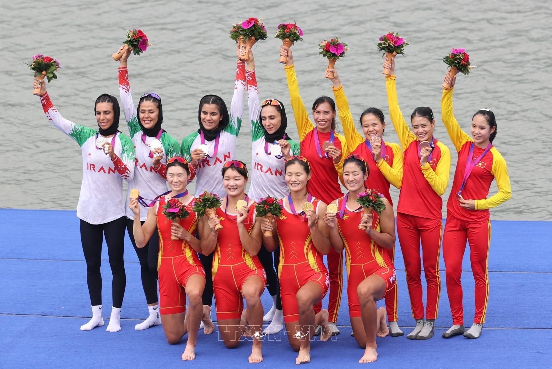  ASIAD 19: Rowing Việt Nam có thêm 2 Huy chương Đồng
