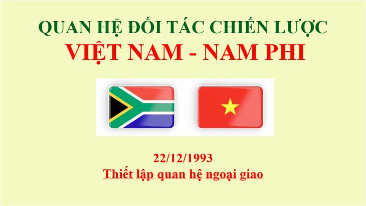 Quan hệ Đối tác chiến lược Việt Nam-Cộng hòa Nam Phi